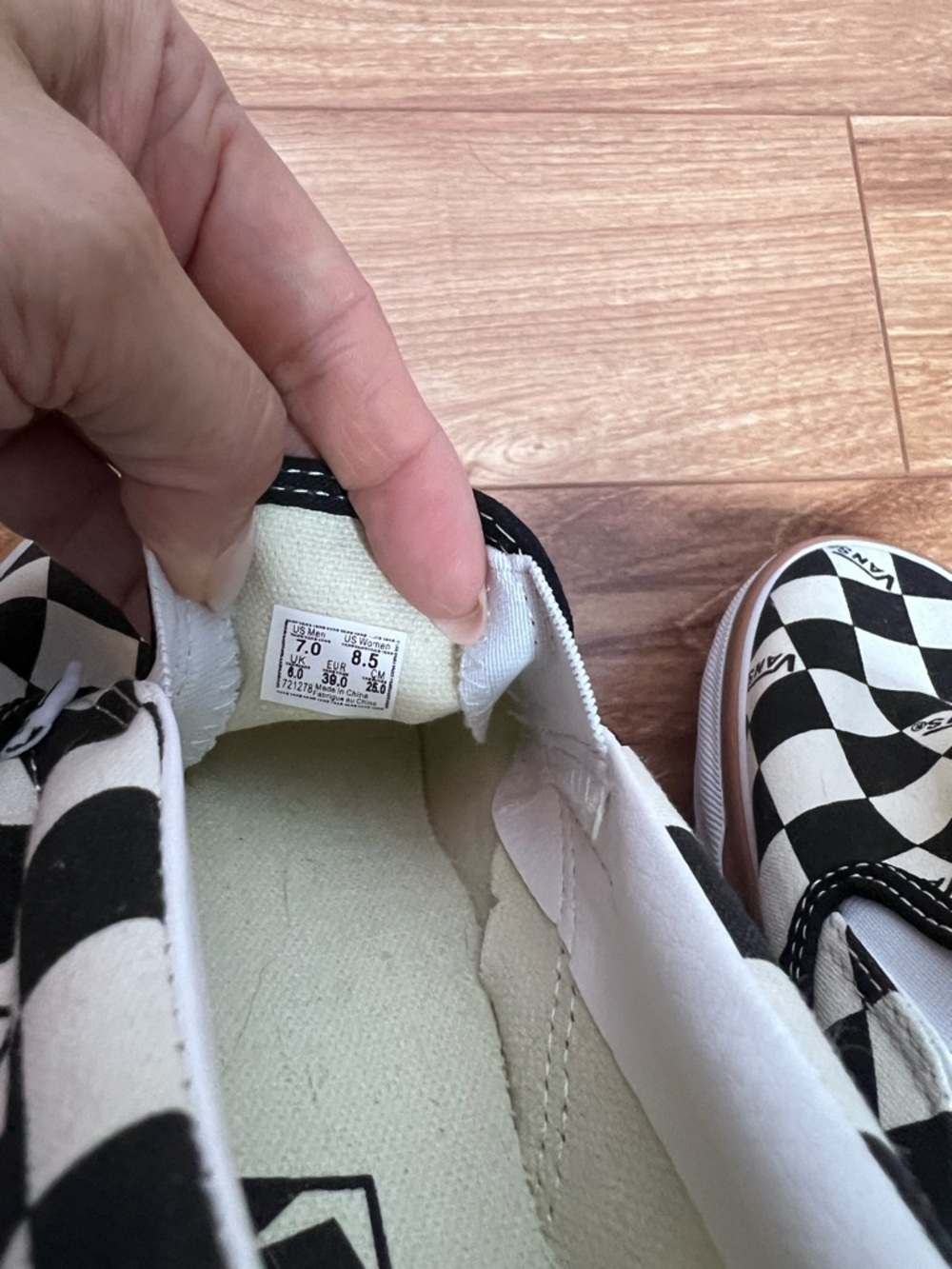 Vans Stacked Checkered platform sneakers 8.5 - Picture 9 of 11